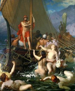 "Ulysses And The Sirens", 1867, Léon Belly